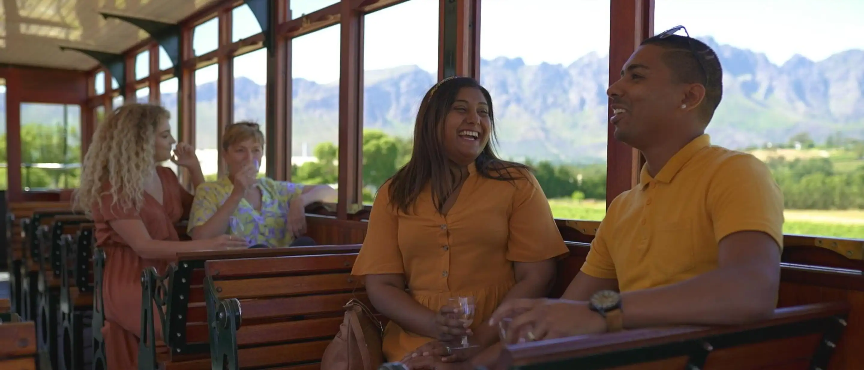Cape Town - Franschhoek Wine Tram Hop-on Hop-off